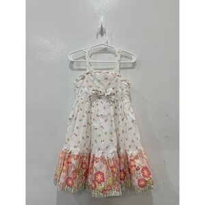Tahari Girls Size 3T Floral Sundress Matching Purse Spring Summer  Dress